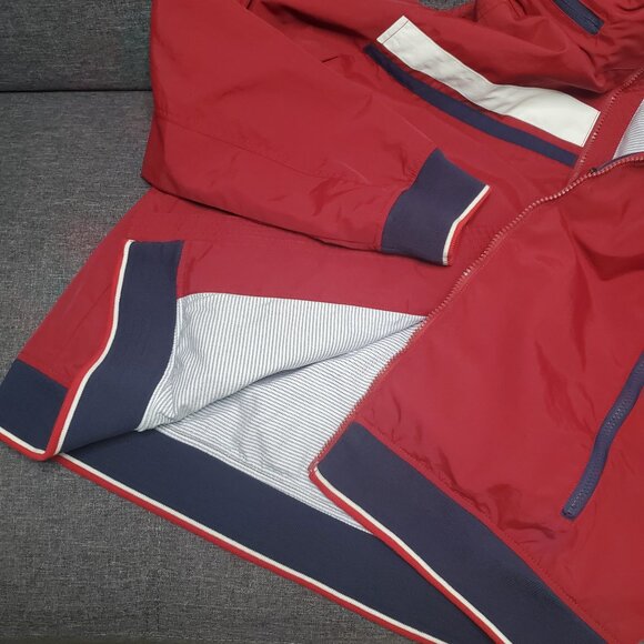 Tommy Hilfiger Men’s Jacket in Red with White and Blue Accents Size XL - Picture 6 of 6
